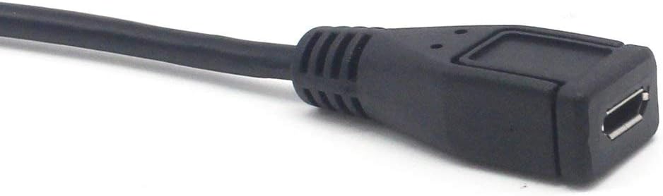 Micro USB Left Angle,Micro USB Extension Cable, 90 Degree Micro-B Male to Female Extension Cable, Data Transferring Cable Suitable for Samsung, HTC, Huawefti, Driving Recorder,Sony and More-2pack - Image 6