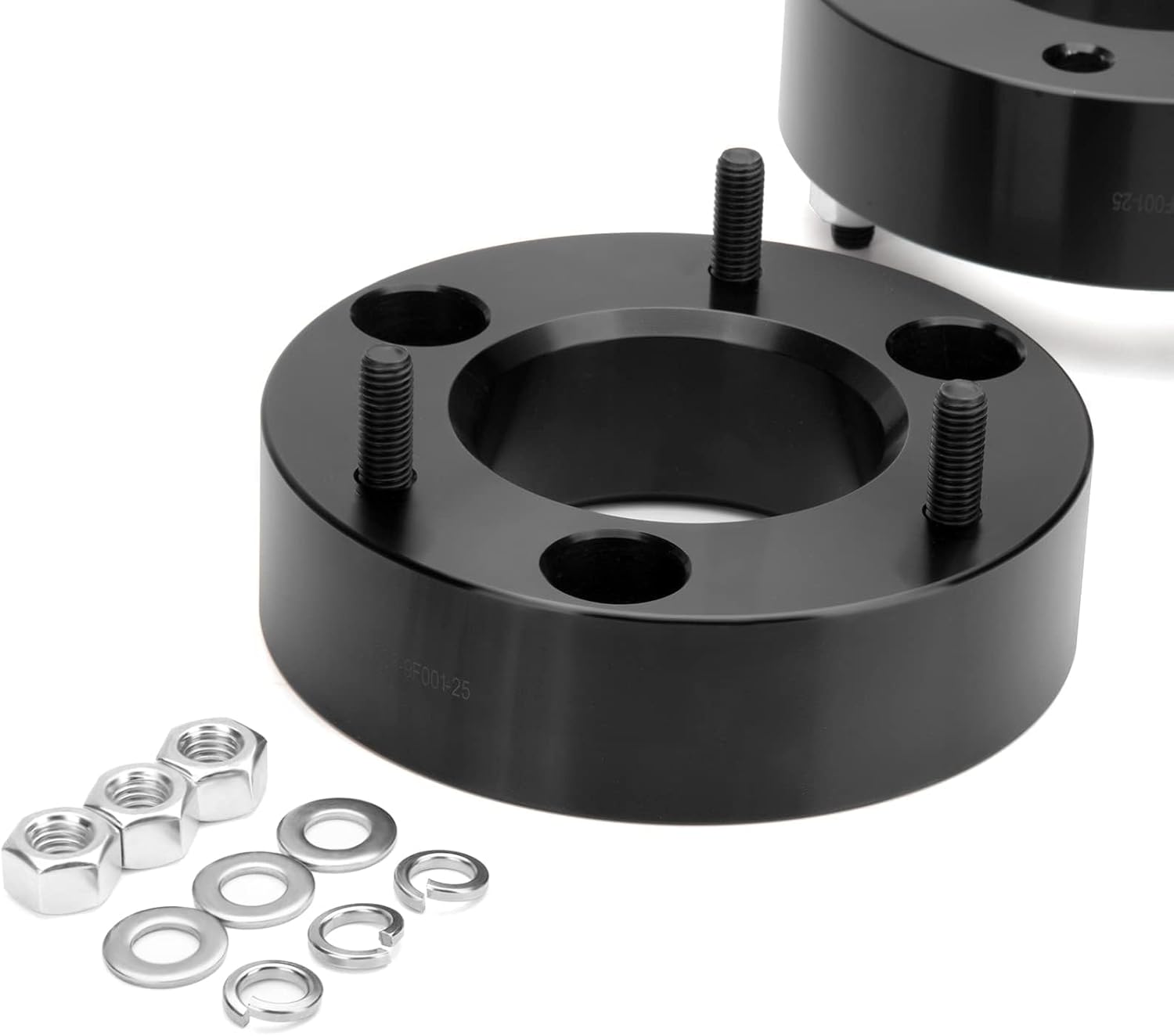 KSP 2.5" Leveling Kits for Ram 1500 2009-2026, 2pcs Front Lift Spacer Raise 2.5in Height for the Truck Chassis Frame, 2.5 Inch Aluminum CNC Strut Spacers fit Dodge Dakota 2005-2011, Raider 2006-2009 - Image 7