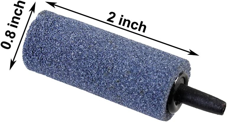 AQUANEAT Aquarium Air Stones 2 inch 12 Pack, Bubble Stone, Aerator Bubble Diffuser, Air Pump Accessories for Aquariums, Fish Tanks, and Hydroponics - Image 2