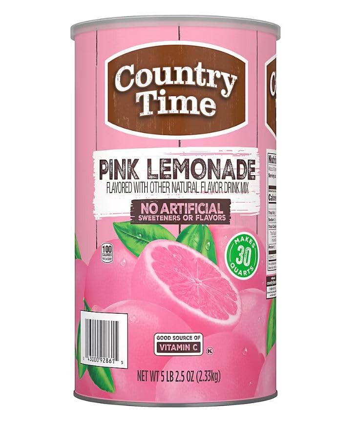 Country Time Powdered Lemonade Drink Mix (82.5 oz.) - (1 Pack) (Pink Lemonade)