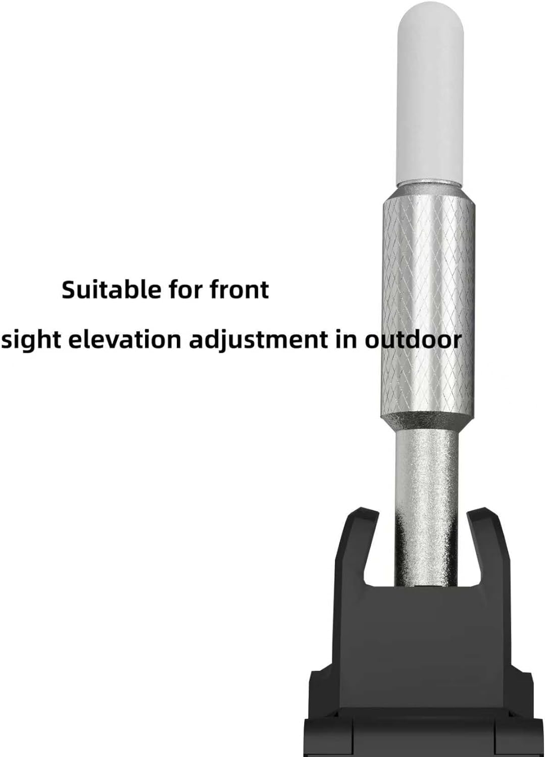 Front Sight Adjustment Tool with Rubber Protective Cover, 4&5 Prong A1&A2 Types Iron Sight Elevation Tool - Image 7