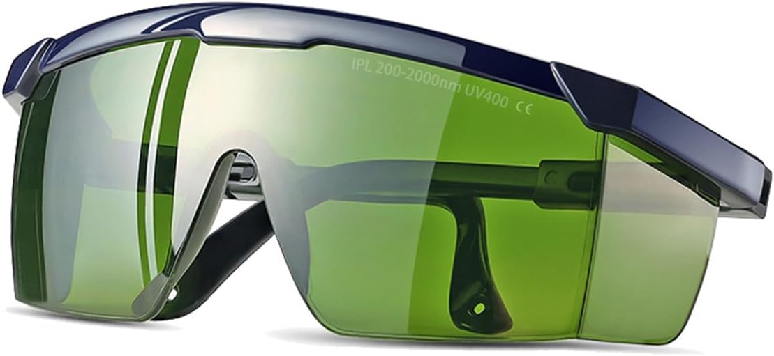 IPL Safety Glasses 200-2000nm for Laser & Intense Pulsed Light Protection, Professional Eye Protection for IPL Hair Removal, Beauty Treatments, and Laser Therapy