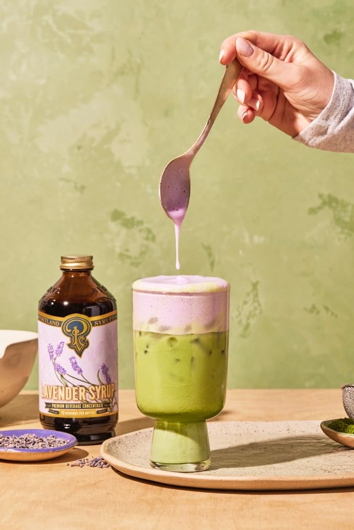Portland Syrups Lavender Syrup - Premium Beverage Concentrate for Delicious Cocktails, Tea, Soda, Coffee Drinks, Baking, and More - 12 oz with 24 Servings (Pack of 1) - Image 5