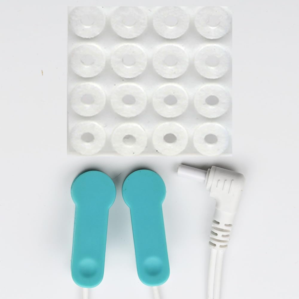 Wired Clip Electrode Unit with Soft Ten-Millimeter Round Felt Pads, Series 7000 - Image 4