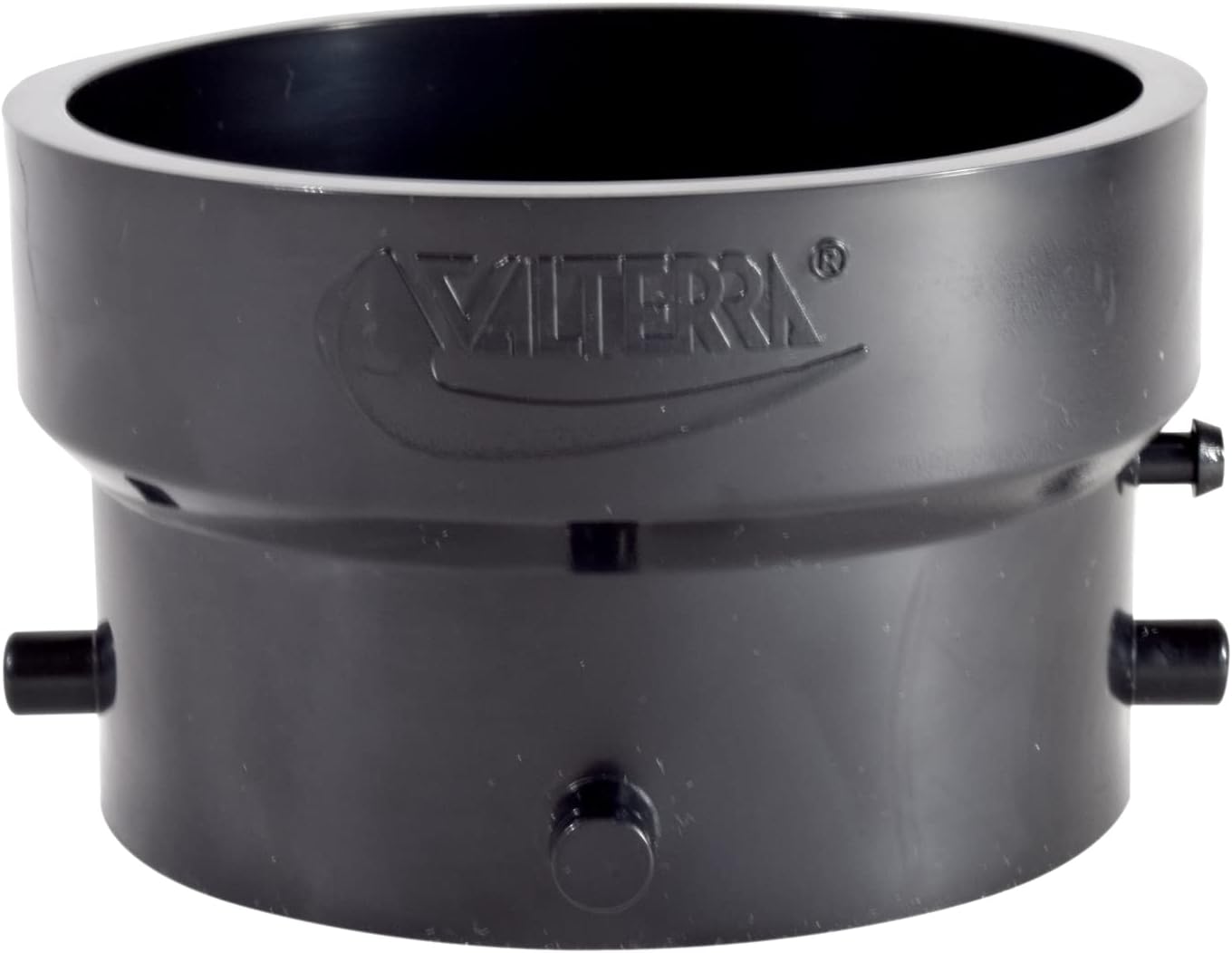 Valterra T1029-2 Termination Adapter - 3" Bayonet x 3" Hub , Black