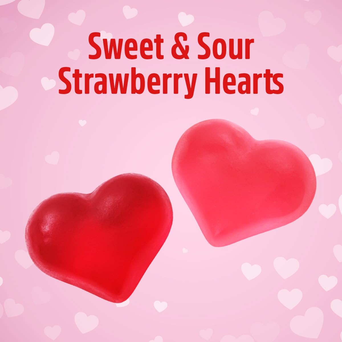 Mothers Day Sweet and Sour Gummy Hearts, 9 oz Pack of Heart gummies, Perfect Strawberry Flavored Candy for Classroom Treats, School Exchanges and Candy Buffets, Ideal for Sharing with Family and Friends - Image 3