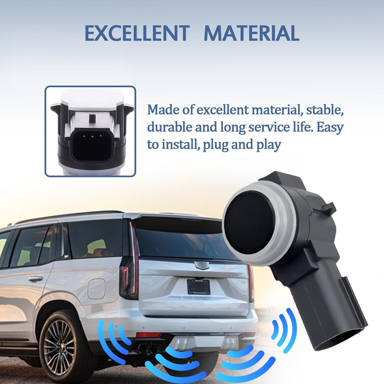 Bumper Park Assist Object Sensor,for Chevy Silverado/Tahoe/Suburban,for GMC Yukon XL/Sierra,for Cadillac CTS/XTS/XT5/Escalade Replace 52050134 84078131 84153946,for Buick Encore/Lacrosse 4.3/5.3/6.0L - Image 4