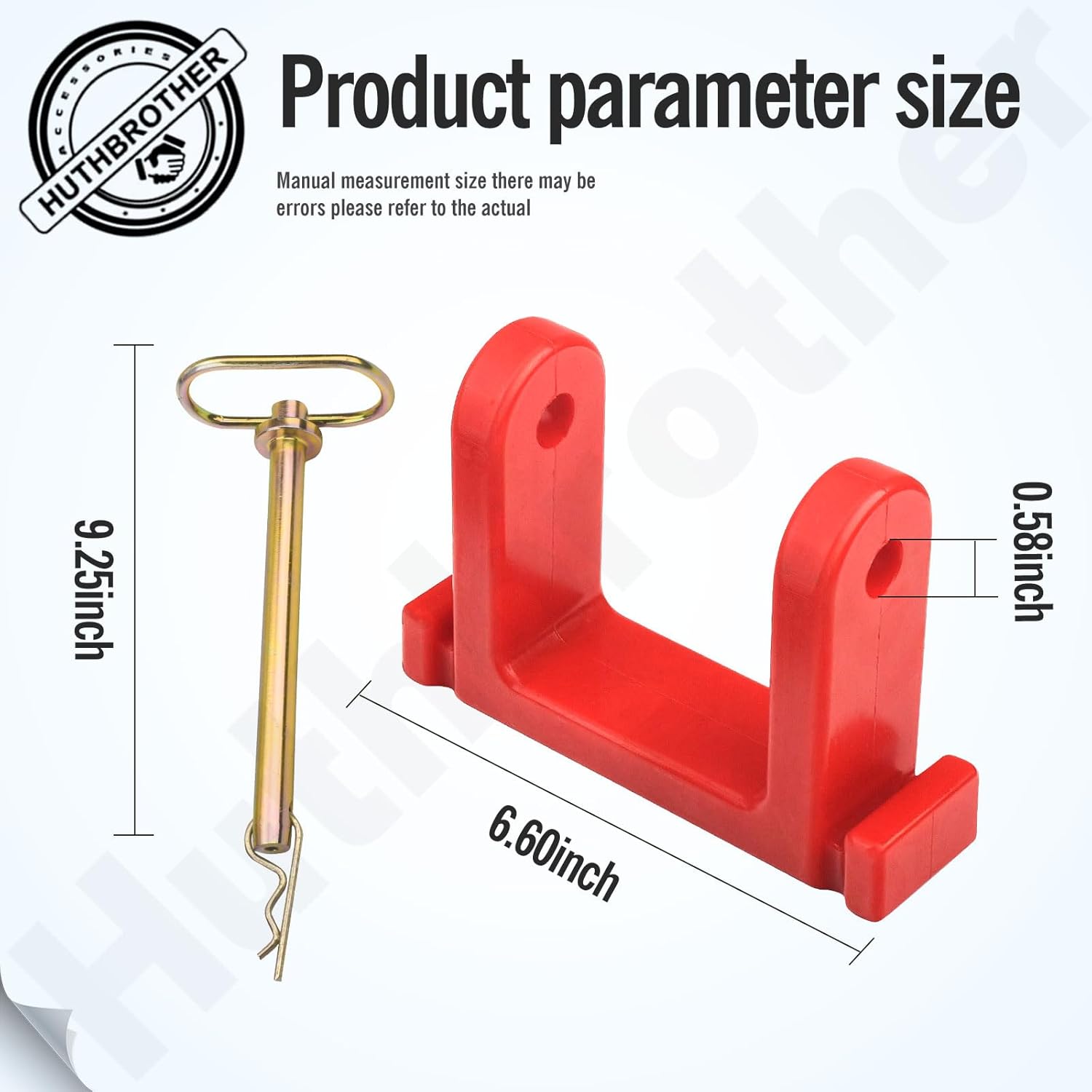 Huthbrother Bow Stops PWC-5A Trailer Bumper w/Hitch Compatible with Jet SKi Ski doo, Waver Runner, PWC,Replace 5801632 BY6105 - Image 2