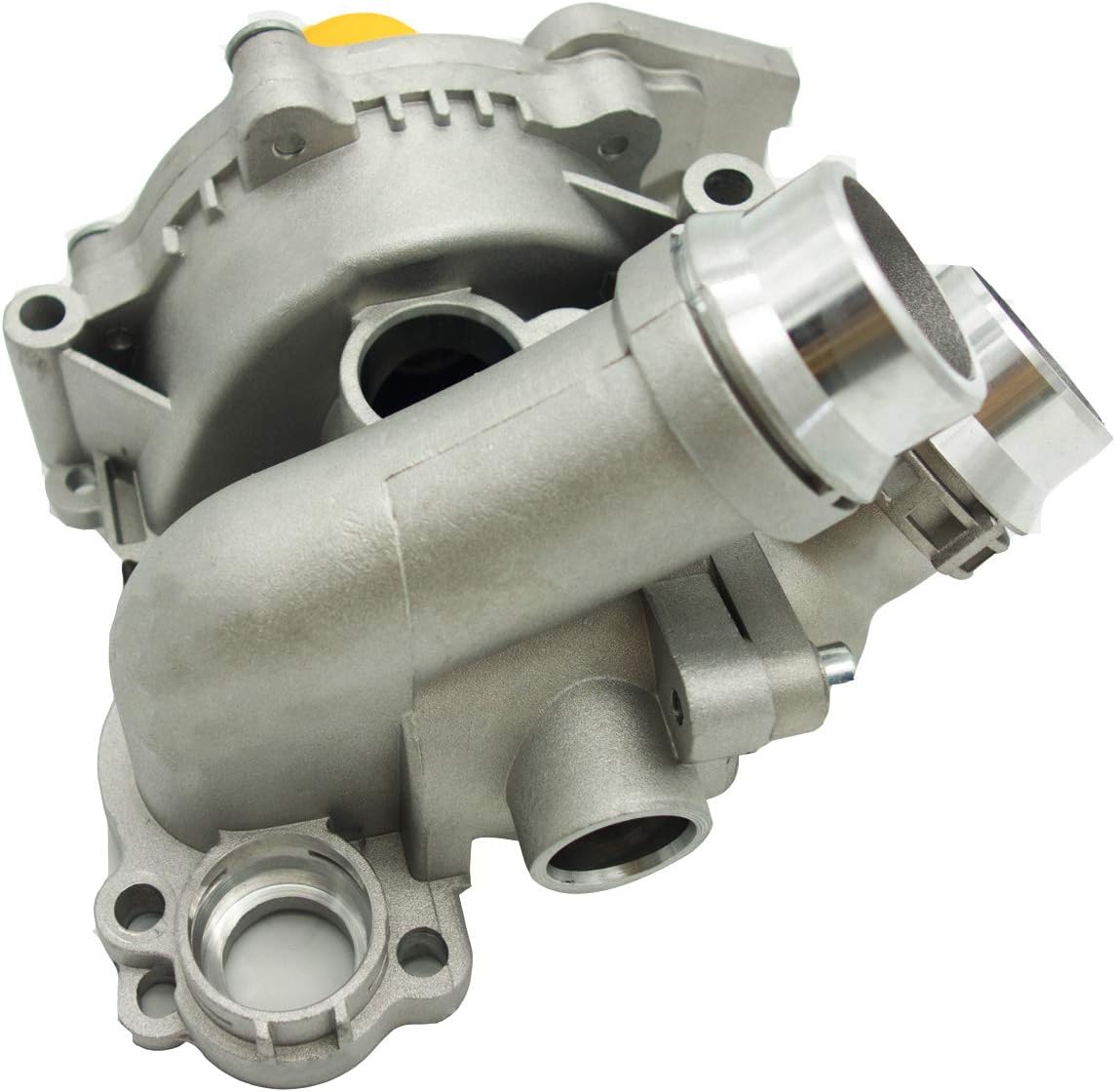Aluminum Water Pump With Belt Compatible with for Audi A3 A4 TT For VW Tiguan Jetta Golf GTI Eos Beetle CC 2.0T TSI 06H121026AB, 06H121026AE, 1312460, 06H121026AF - Image 6
