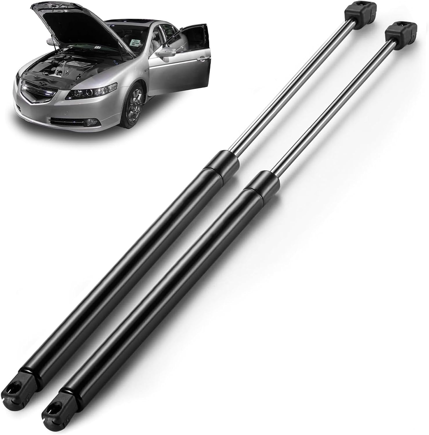 ARANA Hood Struts for Acura TL 2009-2014, Front Bonnet Hydraulic Shocks Lift Support for Acura TL Base/SH-AWD/Type-S Sedan, Replacement OEM 74145TK4A01 74149TK4A01 74145TK4A02 SG326020, 2 Pcs