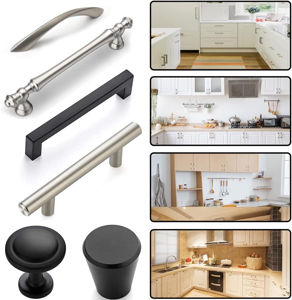 King&Charles Cabinet Hardware Jig, Cabinet Handle Jig + Automatic Hole Punch + Point Drill Bits, Use for Handles Knobs Pulls on Drawers/Doors, Wood Drilling Dowelling Guide Set. - Image 6