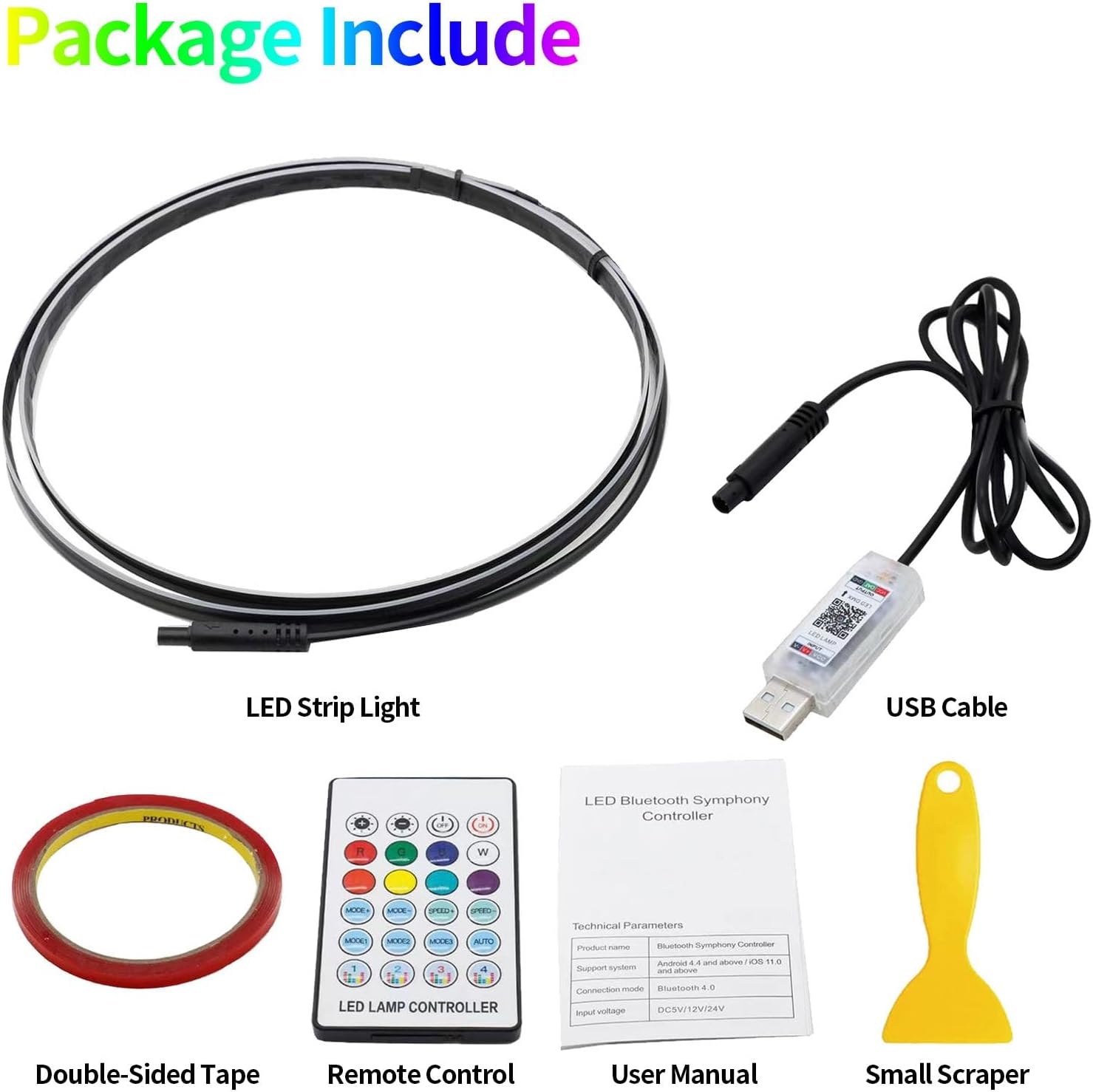 Uxcer 2025-2021 Tesla Model 3/Y Interior Neon Lights for Dashboard, RGBIC Color Changing LED Strip Lights with App & Remote Control,Tesla Model 3/Y Accessories(Not Fit for M3 Highland & My Juniper) - Image 7