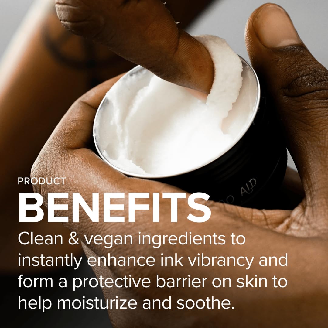 Mad Rabbit Tattoo Balm & Aftercare Cream- Color Enhancement that Revives Old Tattoos, Hydrates New Tattoos, Made With Clean Ingredients + Petroleum Free, Daily Tattoo Lotion Moisturizer & Brightener - Image 3