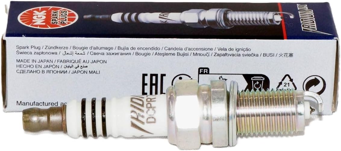 NGK Iridium IX DCPR7EIX Spark Plugs Compatible with 1999-2016 Harley Davidson Twin Cam (Pair) - Image 2