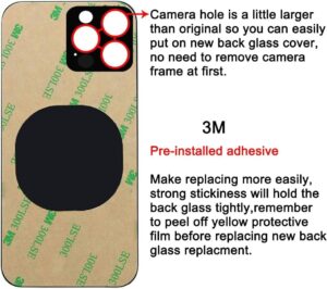 Original Back Glass Replacement for...