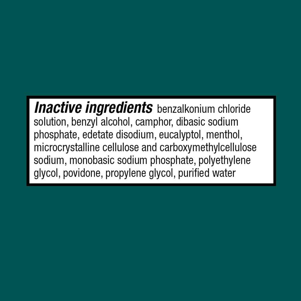 Amazon Basic Care No Drip Severe 12 Hour Nasal Decongestant Pump Mist, Maximum Strength Plus Menthol, Allergy Relief, 1 fl oz (Pack of 1) - Image 9