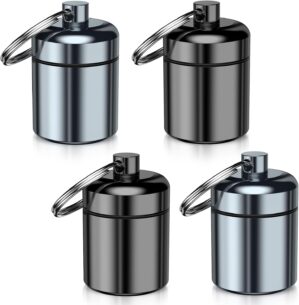4 Pack Mini Pills Case Small Pill H...
