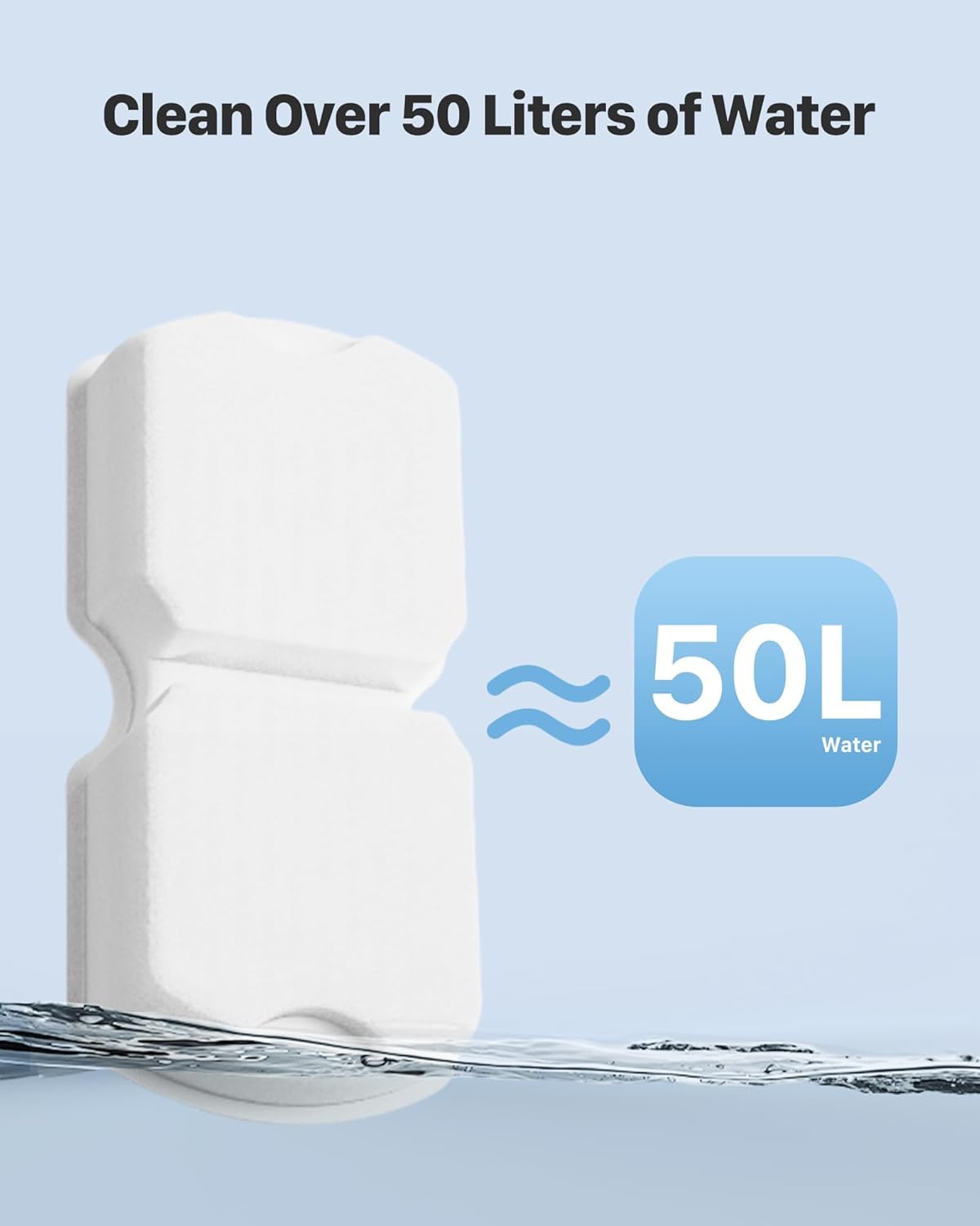 Cat Water Fountain Filter: 24 Pet Fountain Replacement Screen for Stainless Steel - 12 Carbon Filters & 12 Foam Filters - Suitable for Cat Water Fountain Stainless Steel S17 - Image 6