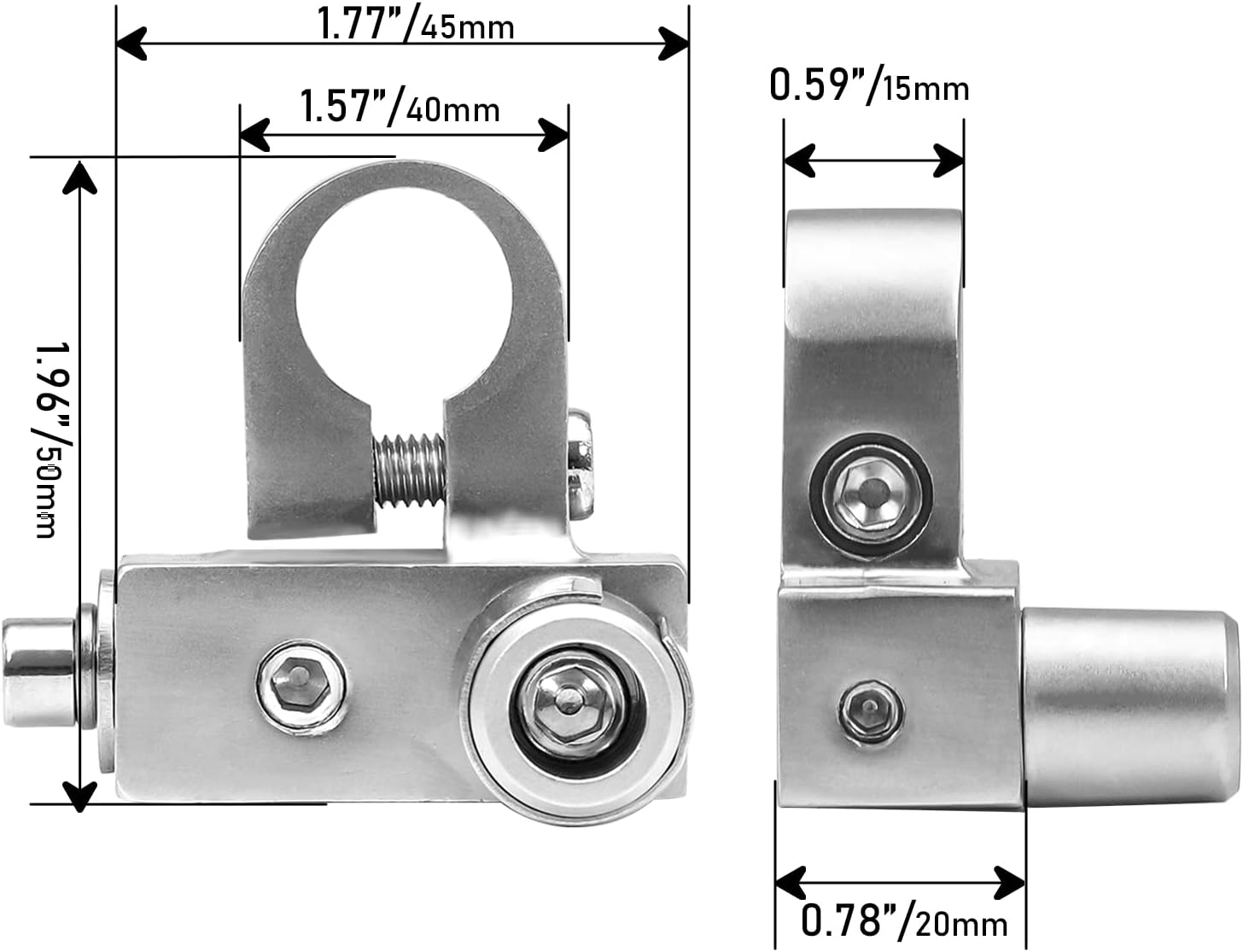 Recoil BTO Solid Brass Positive Negative Battery Terminals with Adaptor Collars, 1X0/2/4 Gauge & 1X4/8 Gauge Outputs, Top-Mounted or Side-Mounted Power Ring Provision and OEM Post Adapter - Image 7