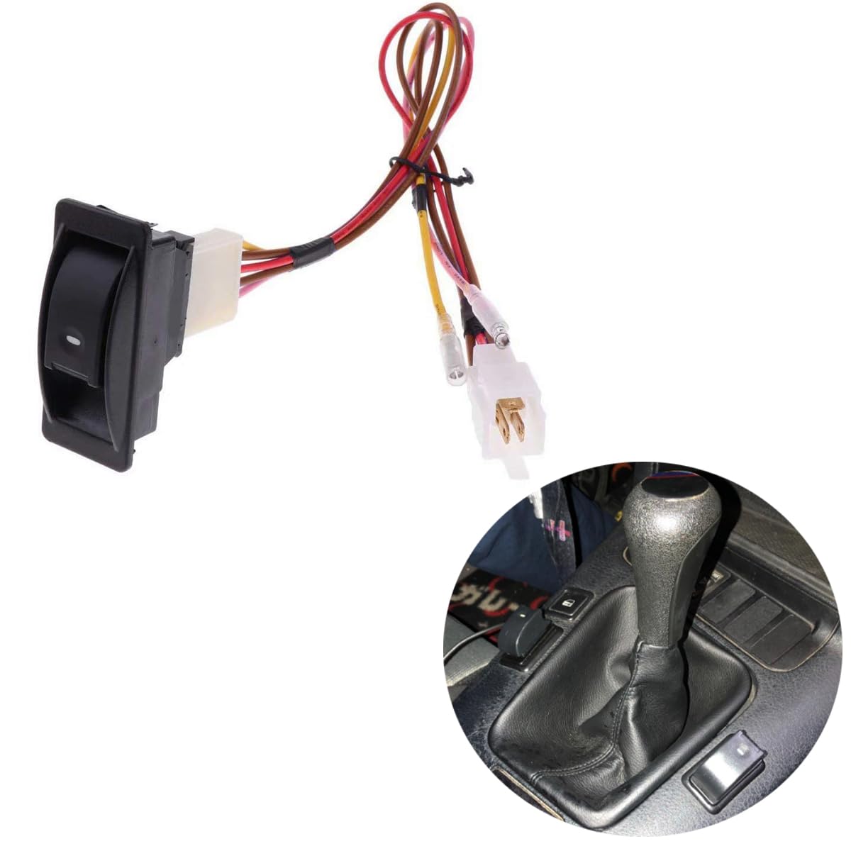 12V Universal Power Window Switch Kit, Wiring Harness kit for 2 Door Vehicles,DIY Conversion to Power Windows - Image 3