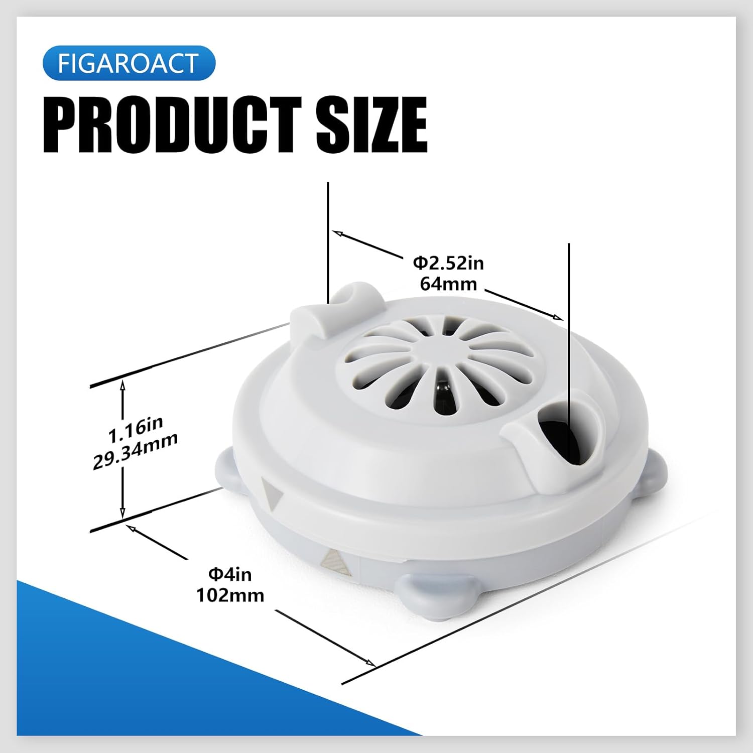 Pipeless Magnetic Jet Head Motor for Pedicure Chair Part Spa FootBasth Includes Propeller and Cap - Image 4