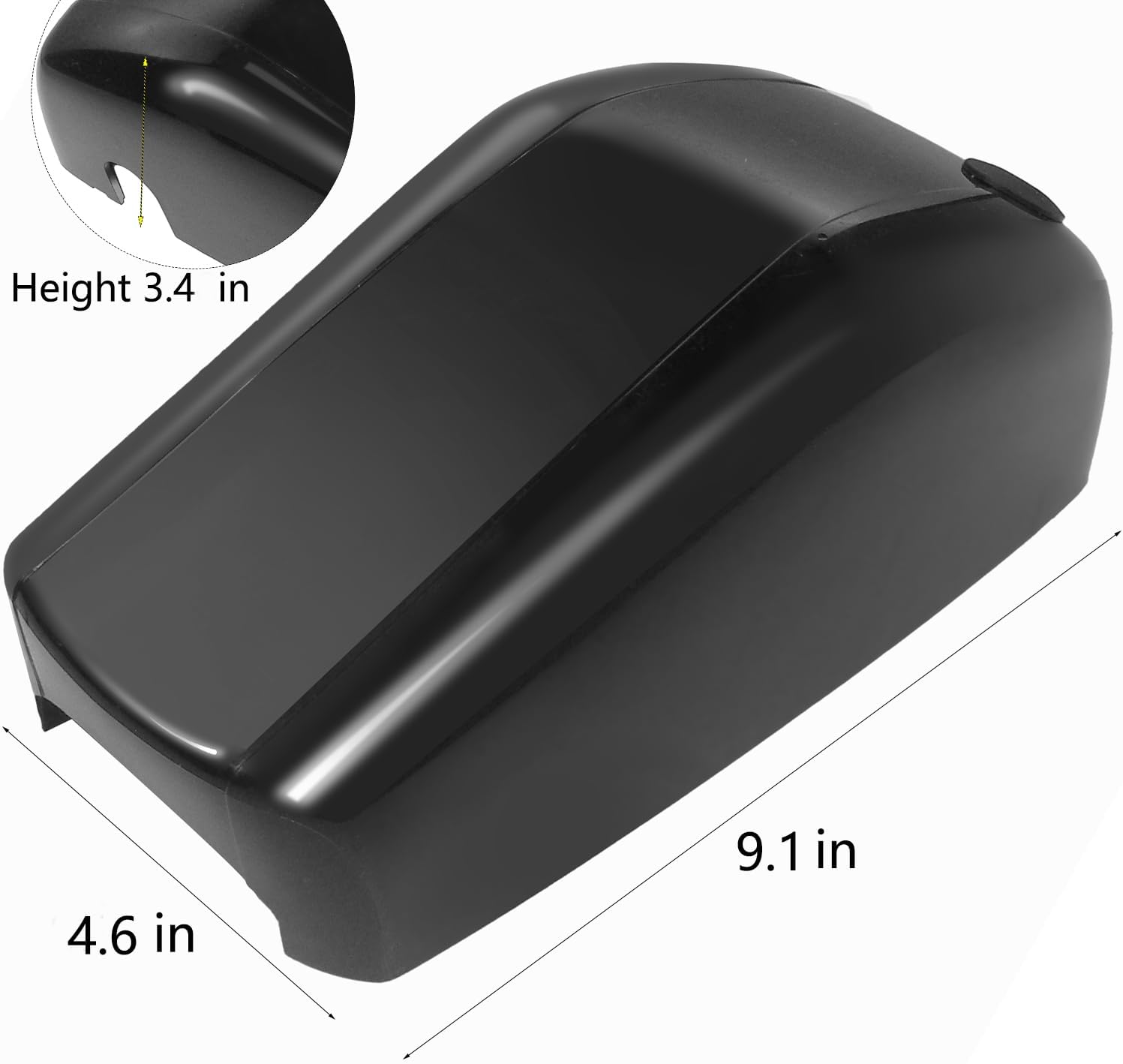 Regal Head Cover Drive/Idler Back Black Include dust Cover Suitable for Lippert Components 643922 - Image 2