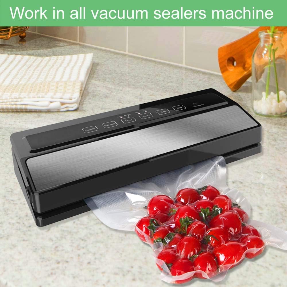 O2frepak 100 Pint 6" x 10" Vacuum Sealer Bags with BPA Free and Puncture Prevention,Vacuum Seal Freezer Bags,Great for Sous Vide Vaccume Sealer PreCut Bags - Image 3
