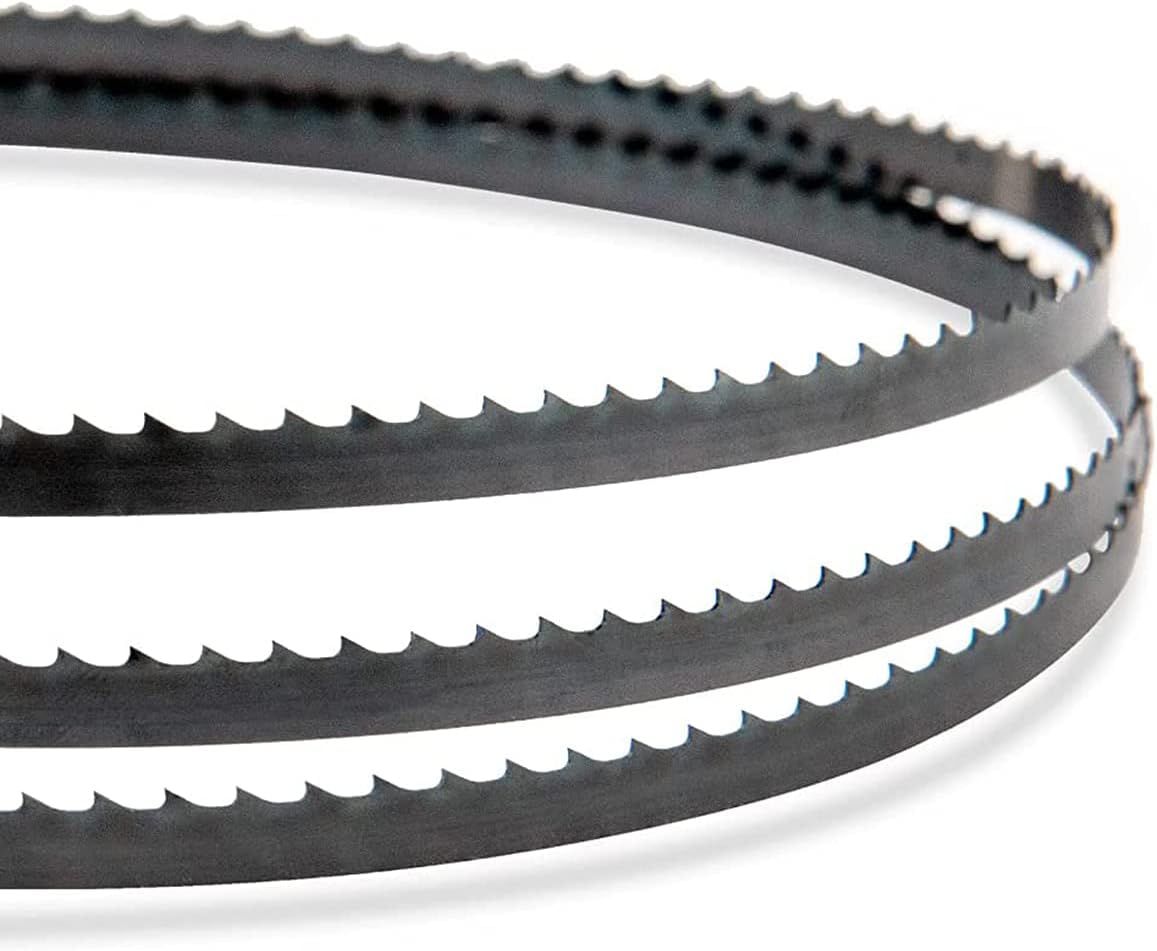POWERTEC 72-1/2 Inch Bandsaw Blades, 1/2" x 3 TPI Band Saw Blades for Delta 28-195, Sears Craftsman, Skil and Dremel 10" Band Saw for Woodworking, 1 Pack (13223) - Image 2