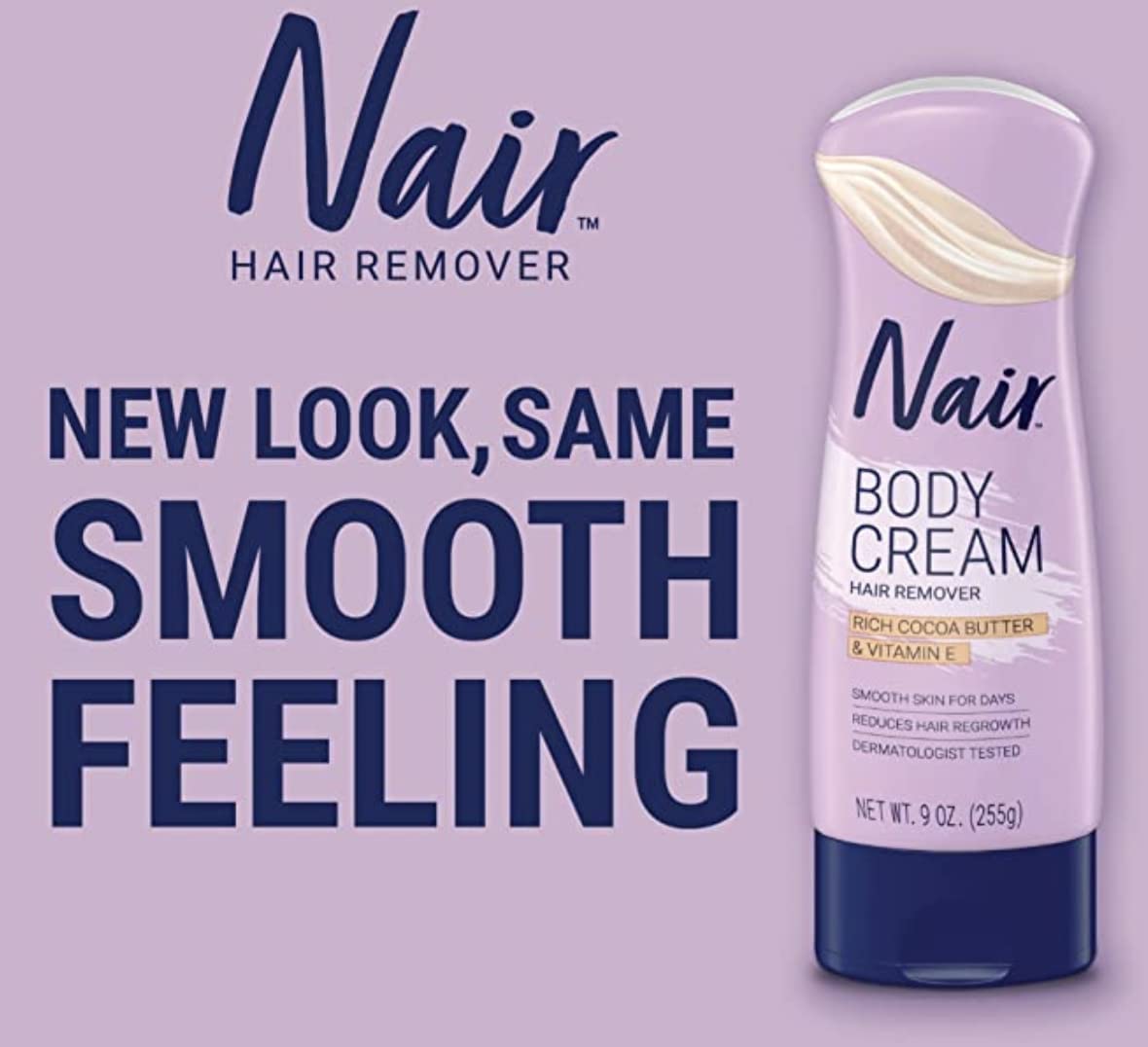 Nair Hair Remover Lotion Cocoa Butter & Vitamin E 255g by Nair - Image 3