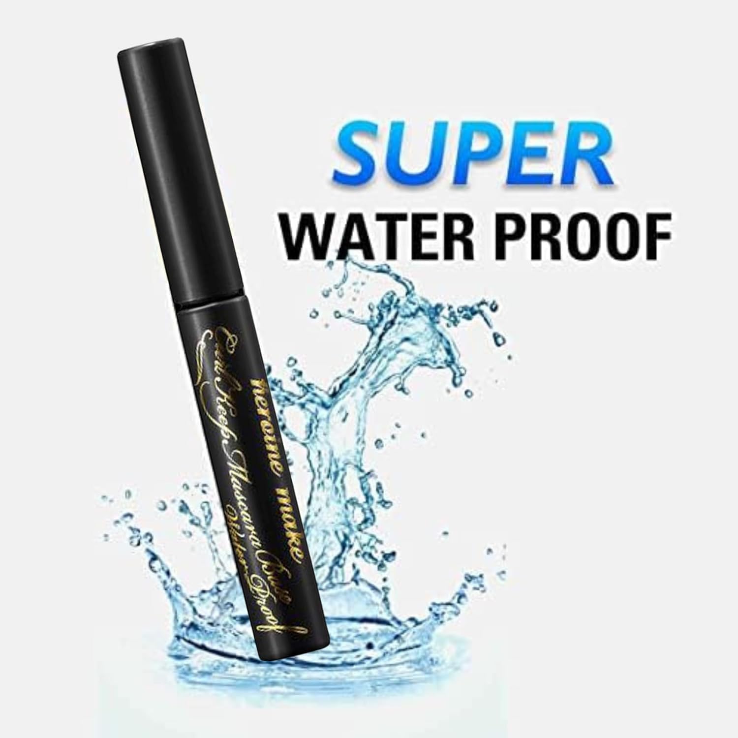 HEROINE MAKE by KISSME Mascara Base for Curl, Volume and Length, Clear MASCARA Primer with Argan Oil, Camellia Oil & Squalane, Transparent Type, Ideal Alone or Under Mascara, Made in Japan, CLEAR 1 EA - Image 2