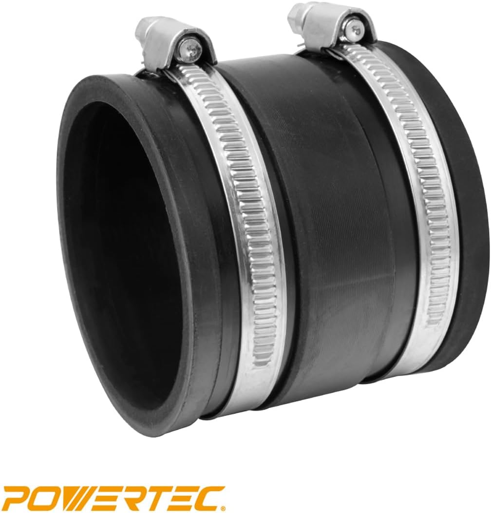 POWERTEC 70148 Dust Control Flex Cuff with Steel Clamps, 2-1/2-Inch - Image 3