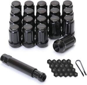 Acorn M12x1.5 Black Spline Lug Nuts...