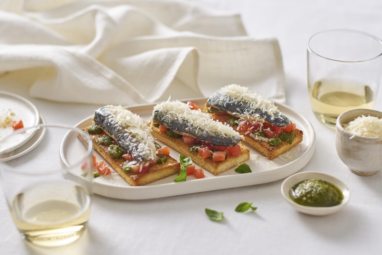Ortiz Sardines A la Antiqua 'Old Style', Moist and Tender, Wild Caught in Spain and Hand-Packed in Premium Extra Virgin Olive Oil, Enjoy in Salads, Sandwiches and on Toast, 6.7oz Jar (Pack of 1) - Image 5