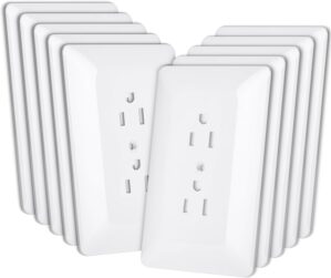 Bates- 1-Gang Duplex Wall Plate, 2....