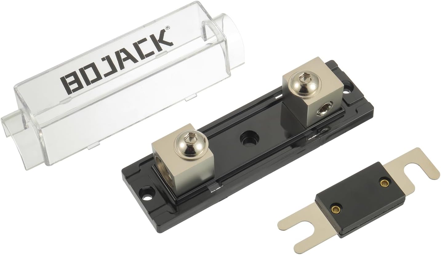 BOJACK 0/2/4 Gauge AWG in Line ANL Fuse Holder with 80 Amp Fuse - Image 2