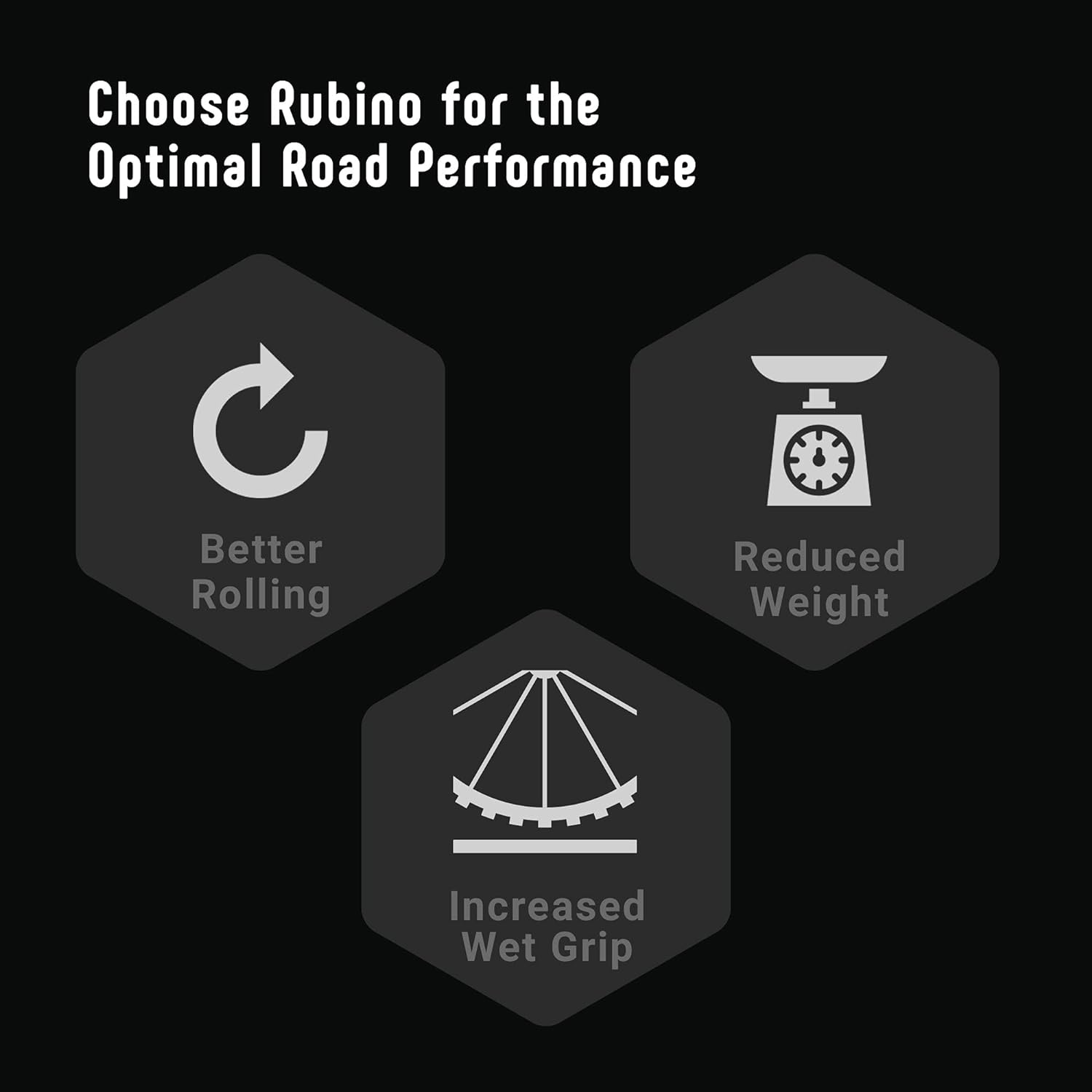 Vittoria Rubino Pro Tube-Type Road Bike Tire - 3C Graphene for Minimized Resistance - 150 TPI Nylon Casing for Higher Durability - Designed for Daily Use & Endurance Cycling - Image 5