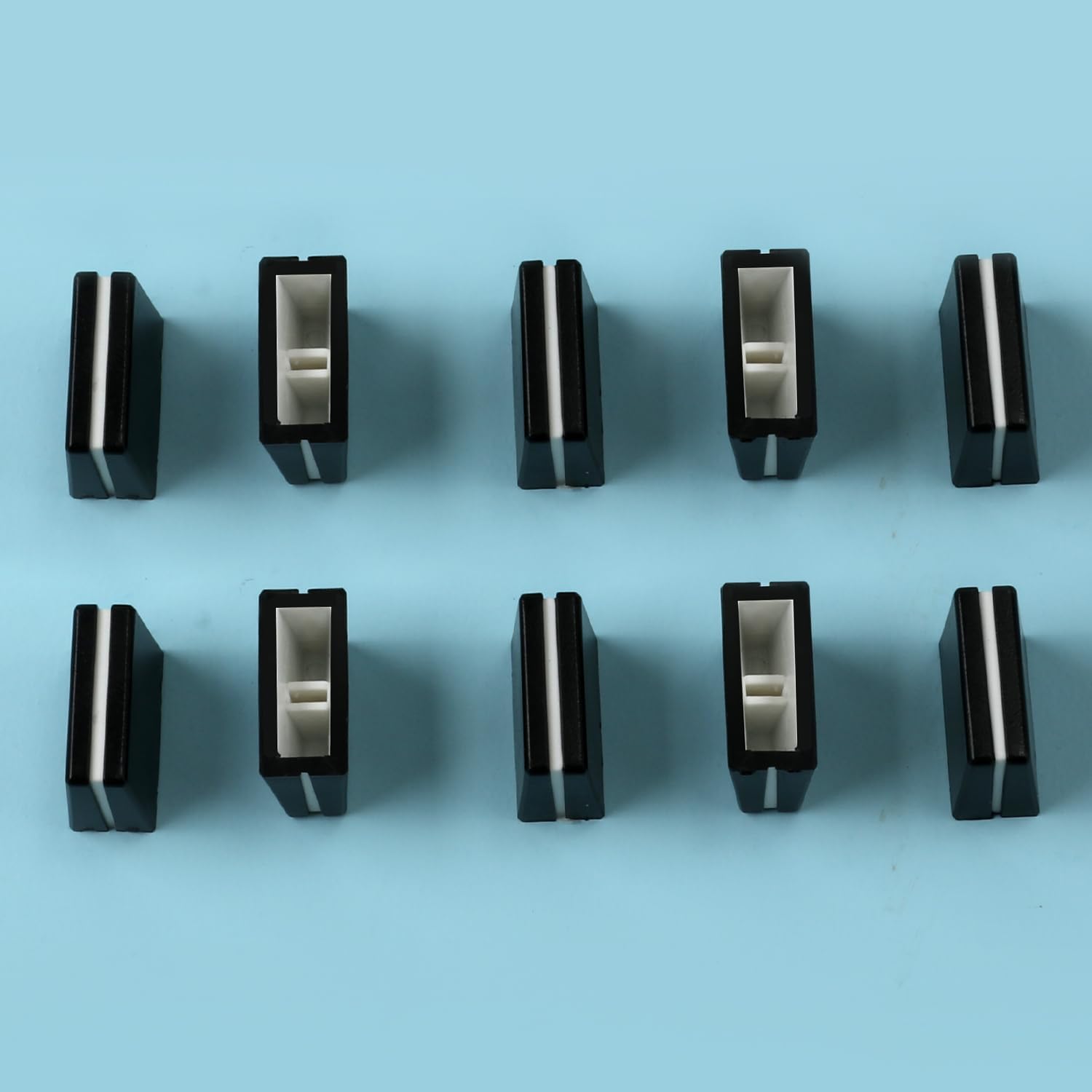 10pcs Fader Caps, Fader Caps Mixer Slider Fader Knobs for Pioneer DJM350, 400, 500, 700, 750, 800, 850, 900NEXUS, 900SRT, 900NXS2, 2000, 2000nexus Easy to Install (Black) - Image 6