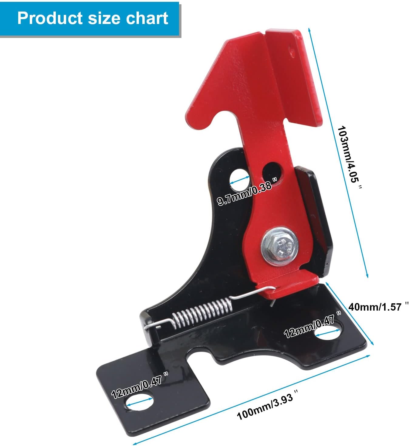 Parking Brake - Spring Parking Brake Accessories Kit Compatible with Polaris Rzr All Model Polaris Ranger 800 900 1000 Turbo Turbo S - Image 6