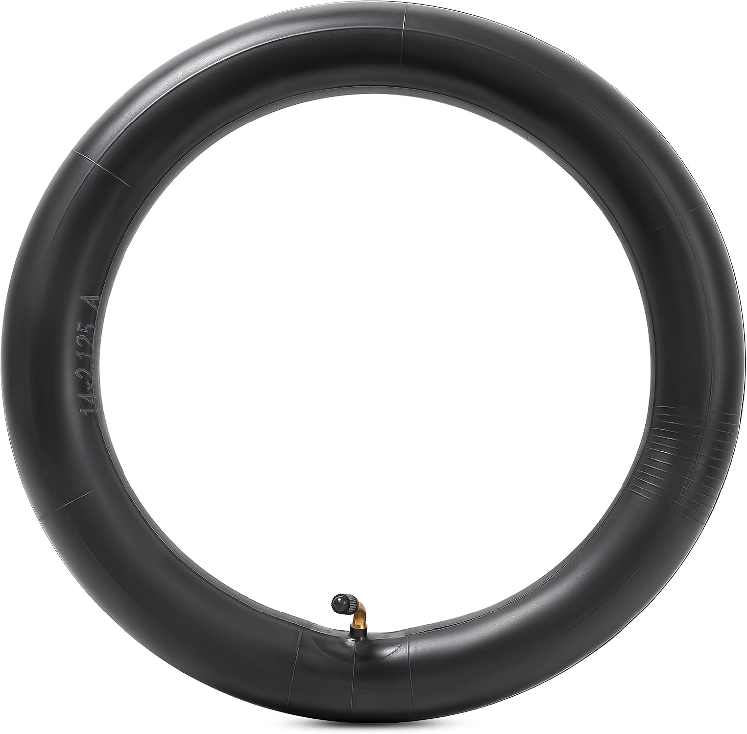 Heavy-Duty 14x2.125 Scooter Tubes Thicker 40% 14 Inch Inner Tube with CR202 Angled Valve Stem Compatible with Most 14x1.90 14x1.95 14x2.0 14x2.10 14x2.125 Electric Bicycle E-Bike Tire Tube, 1 Pack