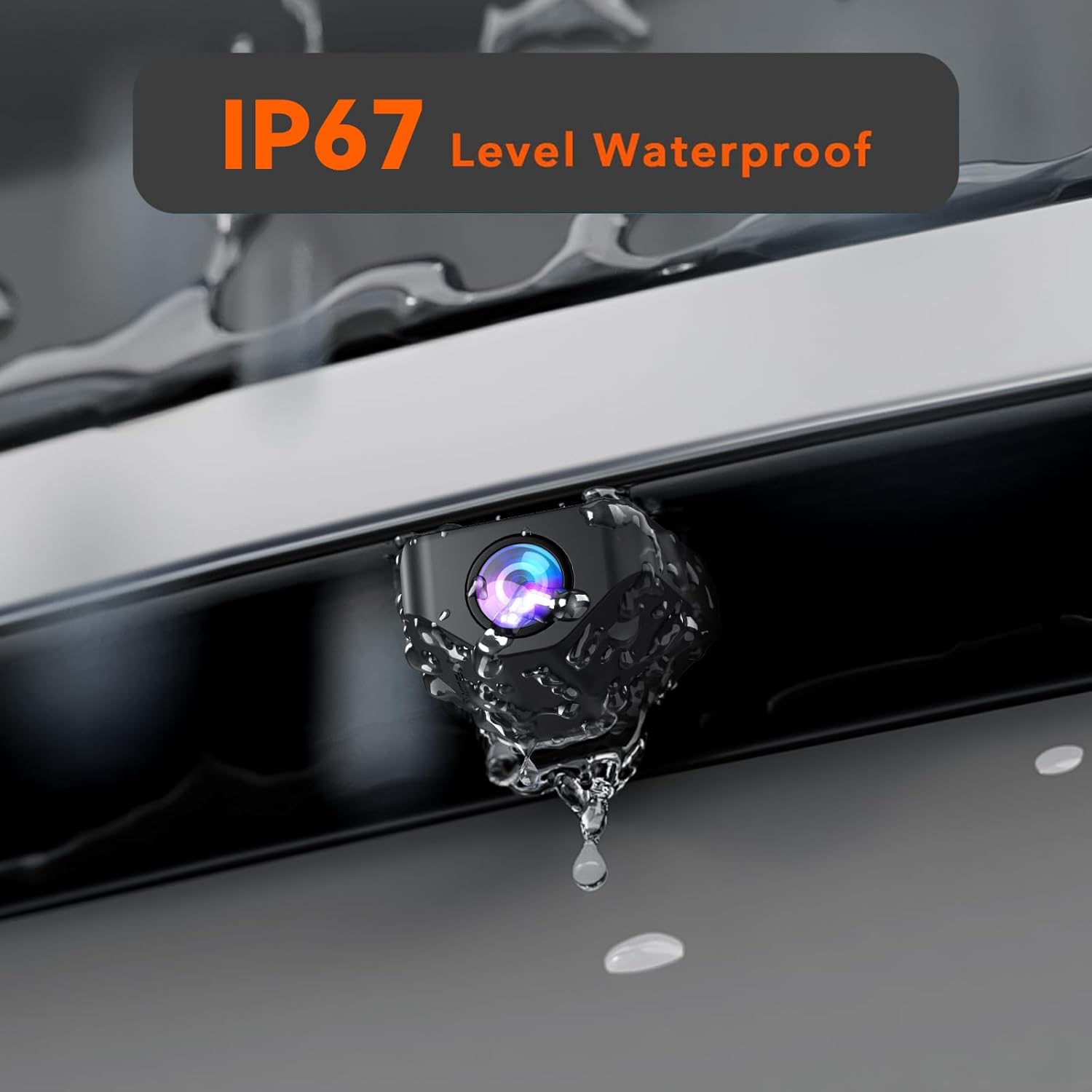 WOLFBOX Upgraded WDR Rear Camera for G840S / G840H / G930 / G850, 1080P Waterproof AHD Car Rear View Camera - Image 3