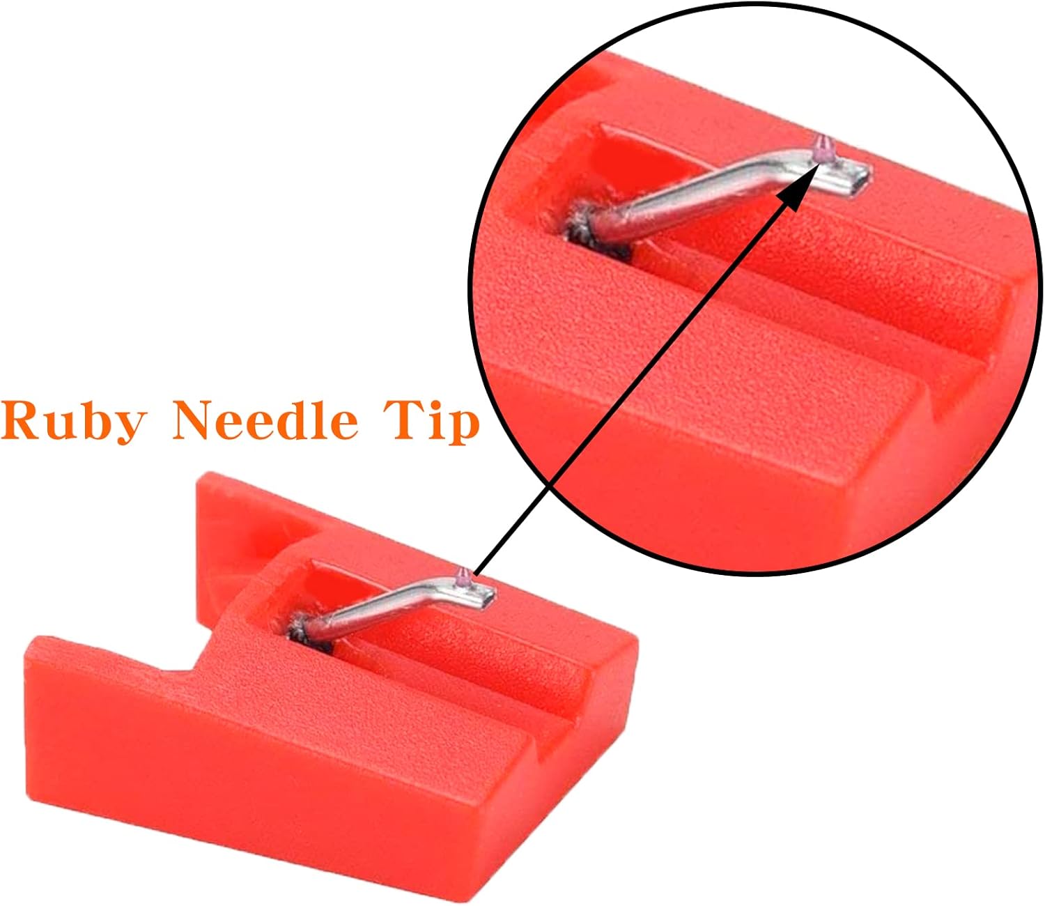 Diamond Stylus Replacement Phonograph Record Player Turntable Needle for Crosley NP4 - Crosley CR24003A, CR2402C, CR2413A, CR245, CR246, CR249, CR6001A, CR6004A and CR6249A - Image 3