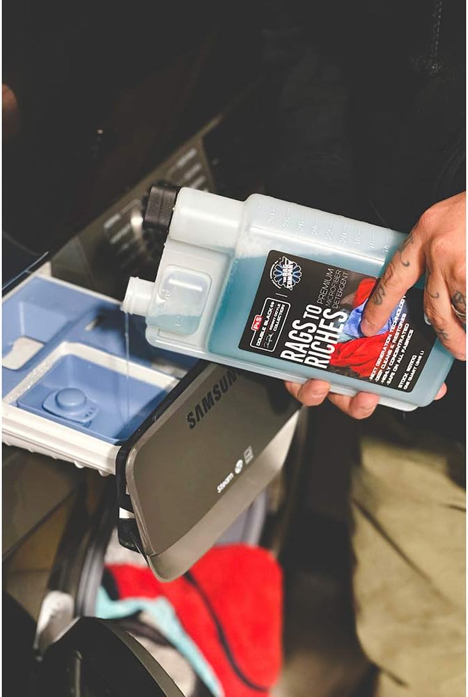 P & S PROFESSIONAL DETAIL PRODUCTS - Rags to Riches - Premium Microfiber Detergent, Deep Cleans and Restores, Safe on All Fabrics, Highly Concentrated, Next Generation Cleaning Technology (1 Quart) - Image 3