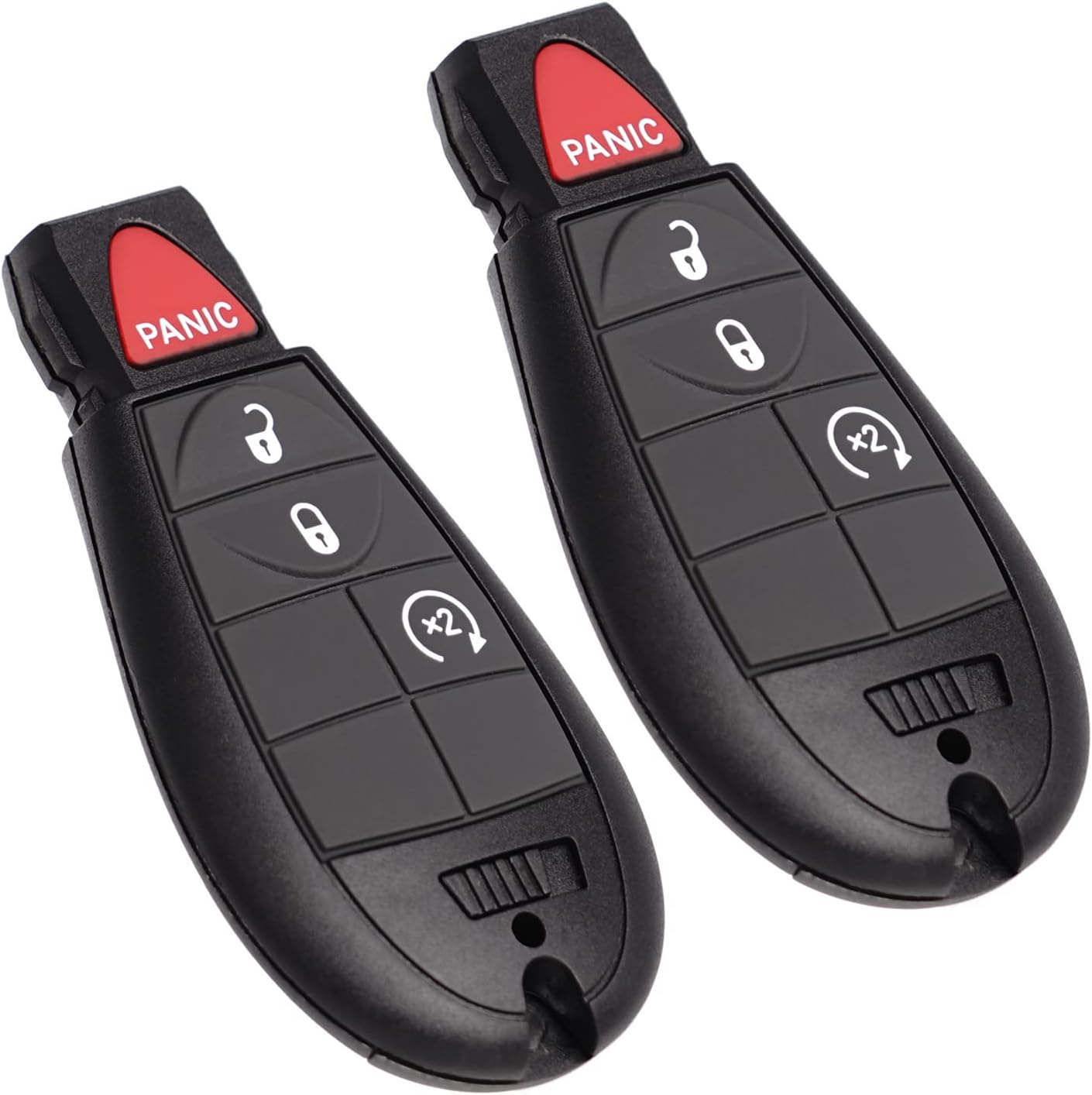 MechanMagic Key Fob Fobik Replacement Fits for Dodge Ram 1500 2013-2021 2500 3500 4500 5500 2013-2018 Pickup Truck Keyless Entry Remote Start Control GQ4-53T 4B Set of 2 - Image 7