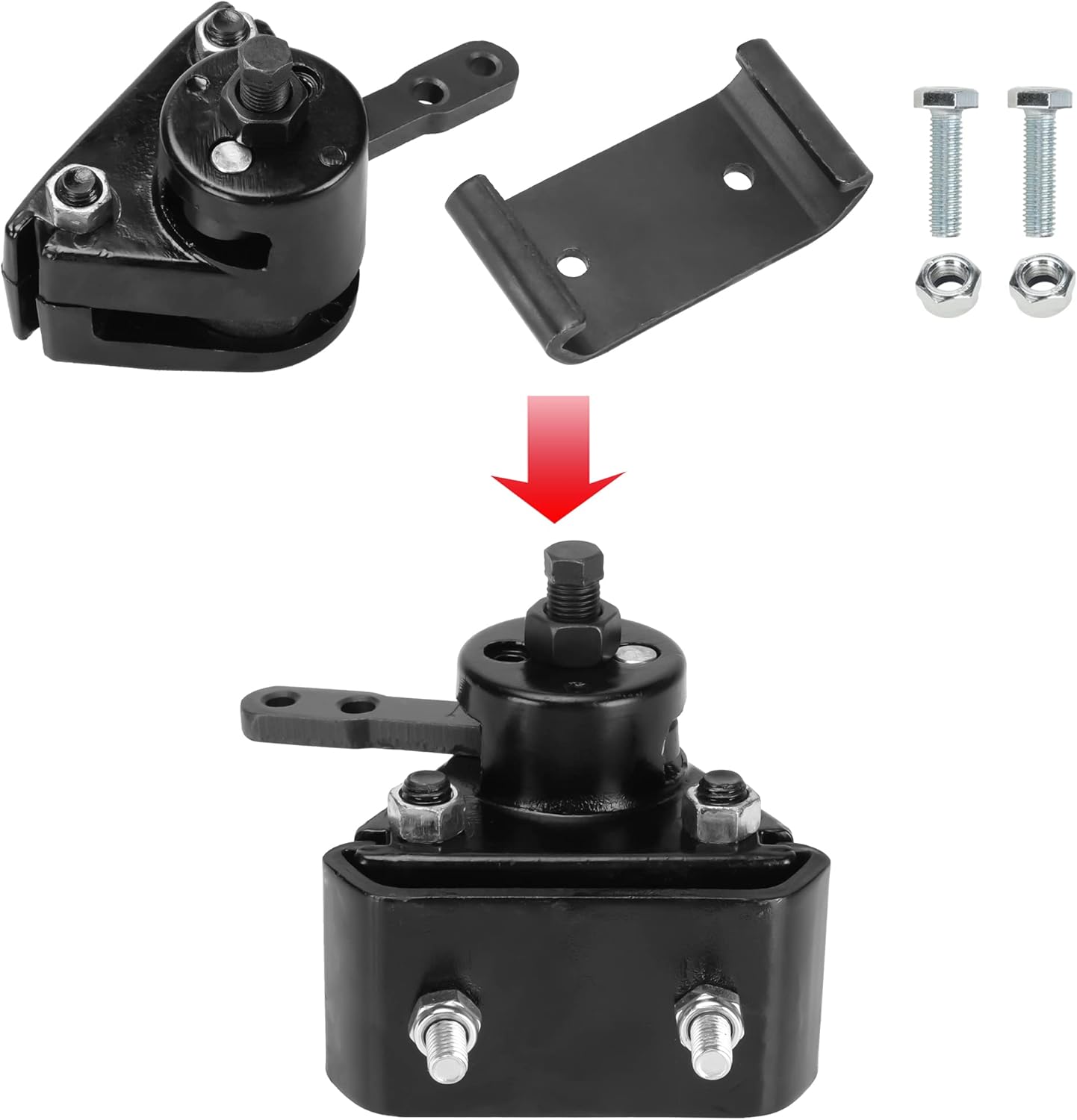 GREHUA Go Kart Brake Kit Compatible with Yerf-Dog Manco 9598 9597 ASW Bristers Airheart MB-1, Mechanical Disc Brake Caliper with Bracket for Predator 212cc 196cc 6.5hp GX160 Drift Trike Go Cart Parts - Image 5