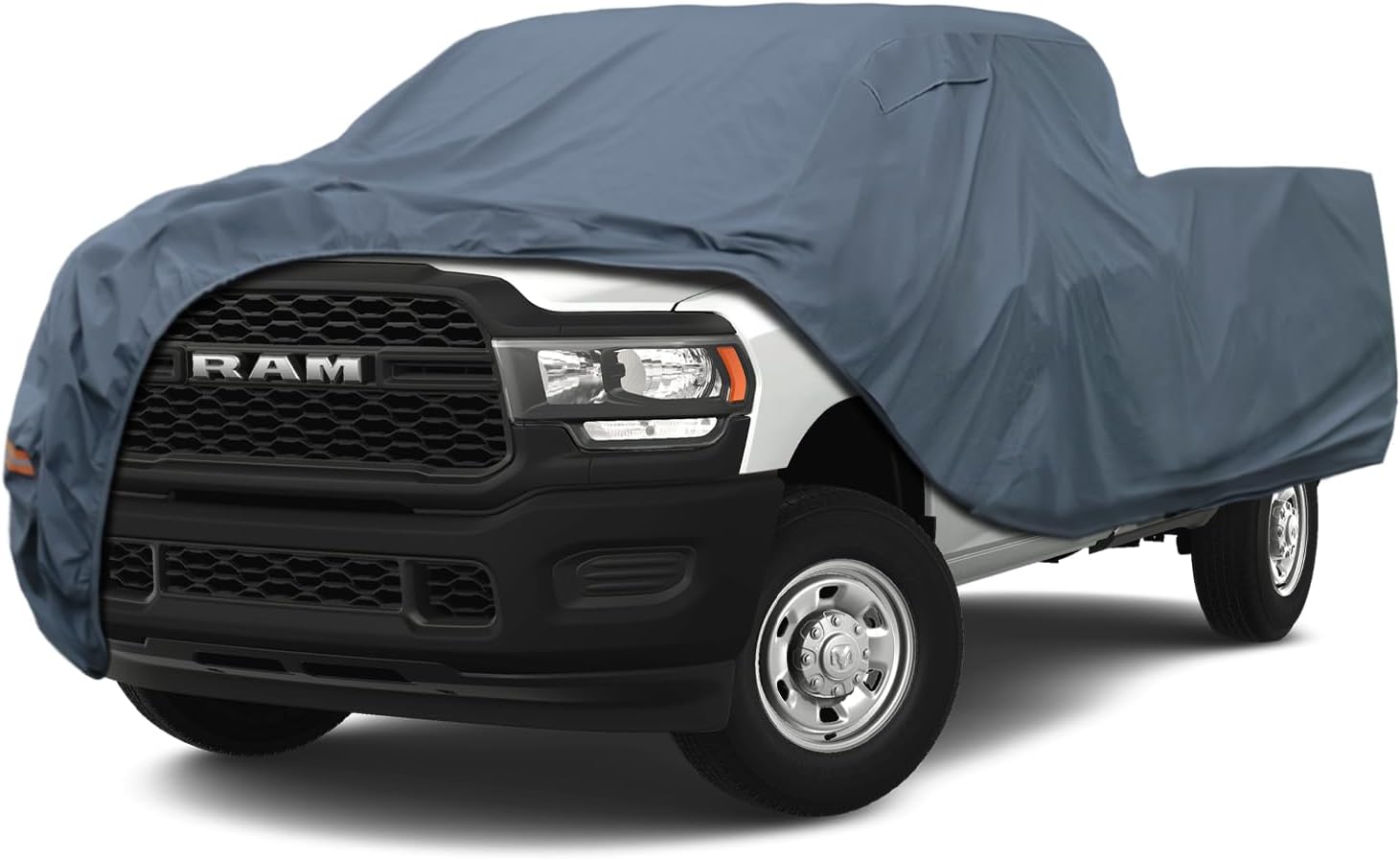 GUNHYI 16 Layers Large Truck Cover Waterproof All Weater, Heavy Duty Pickup Truck Cover for RAM 2500 3500, Silverado 1500 2500 3500, F-Series F-250 F-350, Toyota Tundra etc. Length up to 261 inch.