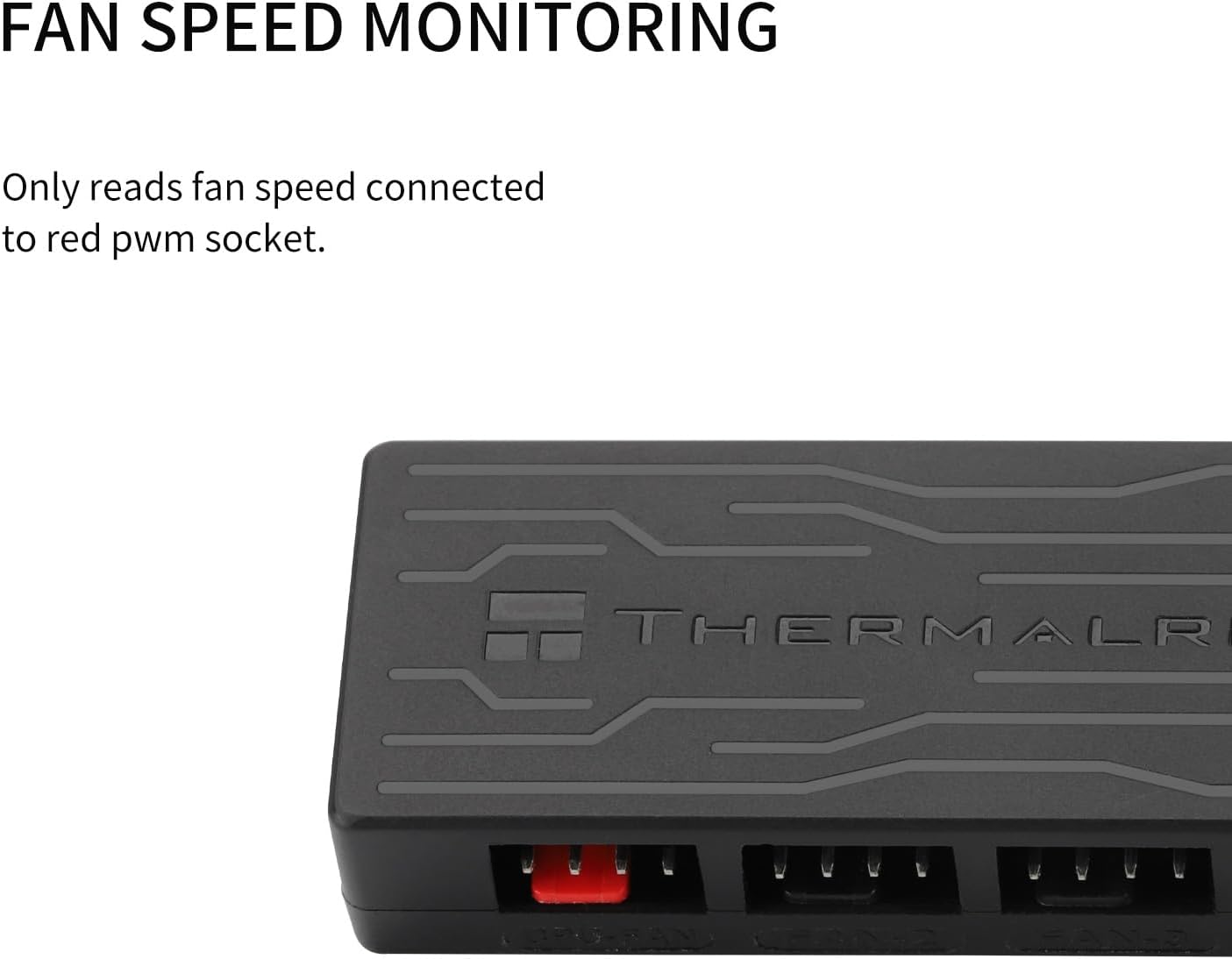 Thermalright FAN HUB X4 PWM Fan Controller - 4 Port 4-Pin, Multiple Interface Cooling Hub for 4 Groups of PC Fans, SATA Power Cord - Image 3