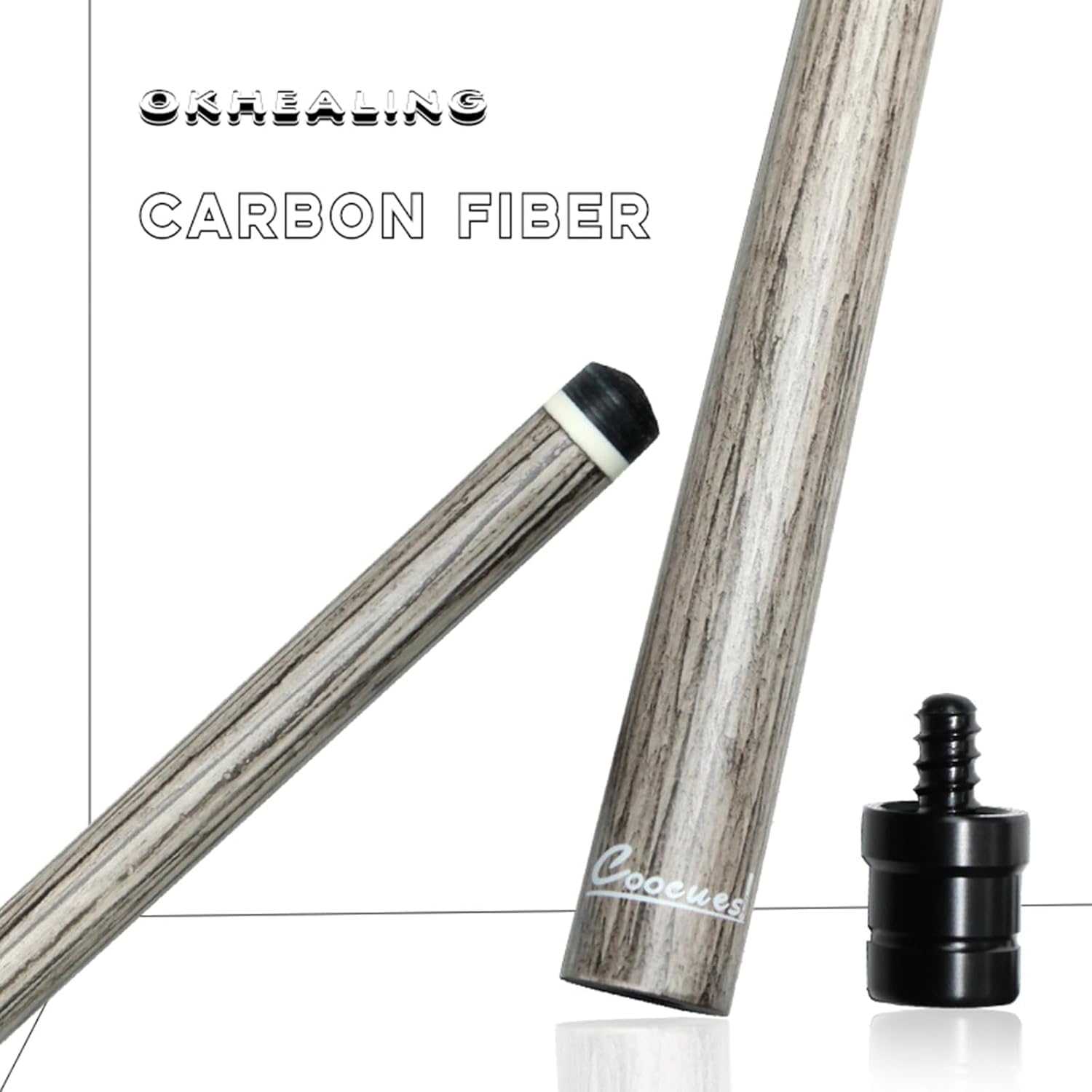 100% Carbon Fiber Shaft, Black Technology Shaft of Pool Cue Front Part for Billiard Play/Break/Snooker Cue Shaft with Foam- 737 mm,745mm,765mm - Image 8