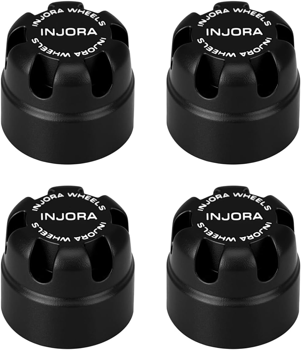 INJORA M2.5 Wheel Lock Nuts with Aluminum Cap for 1/18 RC Crawlers Upgrade(Black) - Image 3
