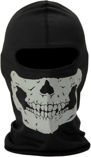 Black Balaclava Ghosts Skull Full F...