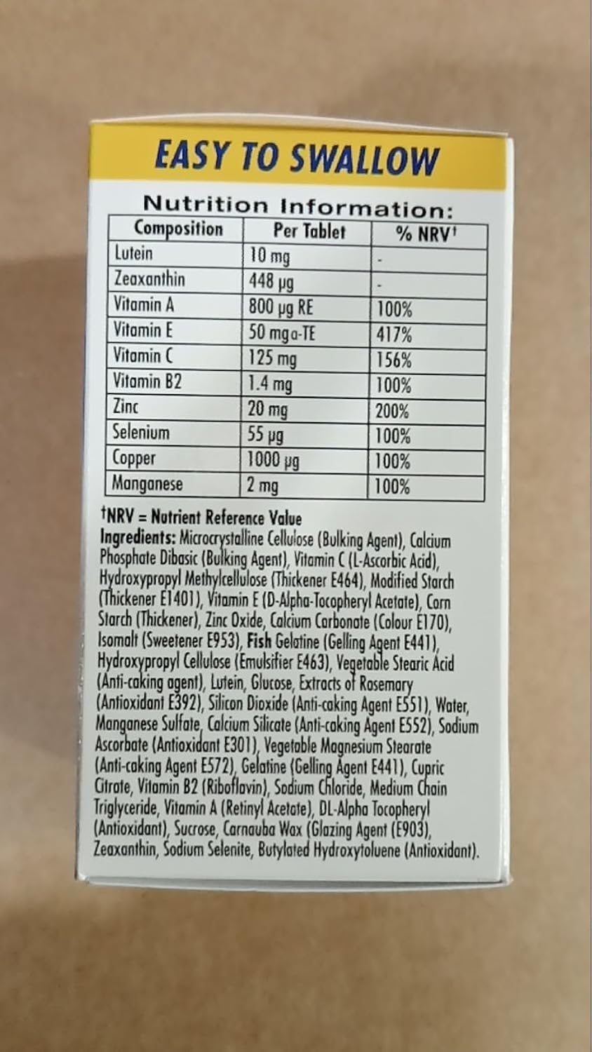 ICaps Extra Lutein Tablets 30s - 2 Pack - Image 2